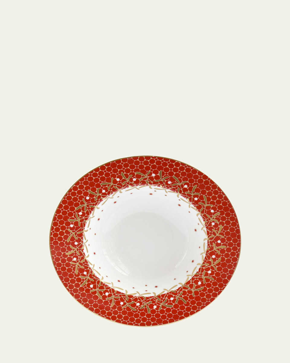 Noel Rim Soup Plate, 9"